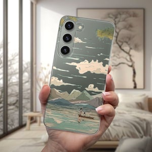 Aesthetic Terraced Fields Phone Case fits Samsung S25 S24 Ultra S23 S22 S21 fit Samsung A56 A55 A54 A53 A52 A35 A16 A15 A14