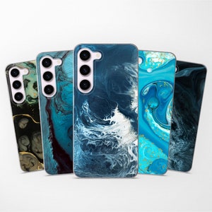 Abstract Marble Phone Case fits Samsung S25 S24 S23 Ultra S22 S21 S20 FE fit Samsung A56 A55 A54 A53 A52 A35 A16 A15 A14