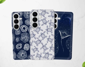 Sea Turtle Phone Case Ocean Marine Life Cover fits Samsung S26 S25 Ultra S24 S23 A57 A56 A55 A54 A53 A52s A36 A26 A17 A16