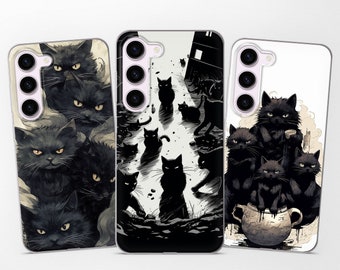 Tasche Für CAT S52 Book-Style Schutz Hülle Cover Handytasche Etui Schwarz - View #4