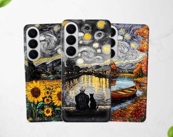 Van Gogh Phone Case Nature Sunflower Cover fits Samsung S26 Ultra S25 FE S24 A57 A56 A55 A54 A37 A36 A26 A17 A16