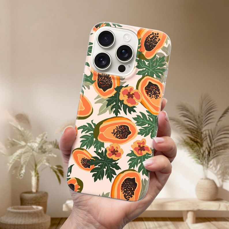 Aesthetic Fruit Phone Case Orange Cover for iPhone 17 Pro Max 17e 16e 15 14 13 12 11 fits Samsung S26 S25 Ultra A57 A17 & Pixel 10 9a image 5