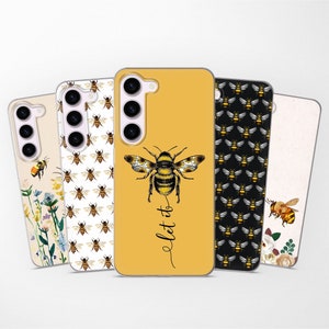 Save The Bees Phone Case Bumblebee Cover fits Samsung S25 S24 S23 Ultra S22 S21 S20 FE fit Samsung A56 A55 A54 A53 A52 A35 A16 A15 A14