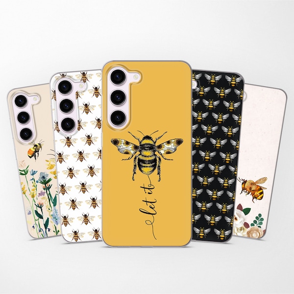 Save The Bees の携帯電話ケース バンブルビー カバーは、Samsung S25 S24 S23 Ultra S22 S21 S20 FE に対応し、Samsung A56 A55 A54 A53 A52 A35 A16 A15 A14 にも適合します。