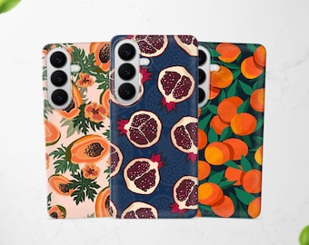 Aesthetic Fruit Phone Case Food Cover fits Samsung S26 Ultra S25 S24 S23 A57 A56 A55 A54 A53 A36 A26 A17 A16 A15