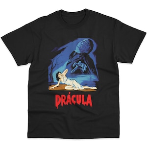 Horror of Dracula Shirt, Vintage Movie Shirt, Horror Graphic Tees, Scary Tees, Shirts for Halloween, Retro Movie T Shirt, Horror Movie Shirt