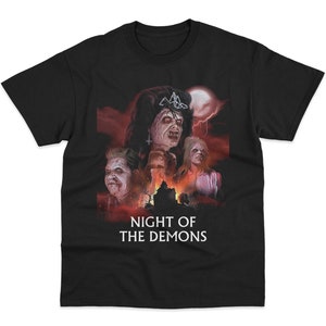 Night of the Demons T-Shirt, Vintage Movie Shirt, Graphic Movie Tees, 80s, Horror Halloween T-Shirt, Scary Graphic Shirt, Horror Movie Shirt