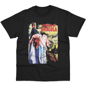 Horror of Dracula Shirt, Vintage Movie Shirt, Horror Graphic Tees, Scary Tees, Shirts for Halloween, Retro Movie T Shirt, Horror Movie Shirt
