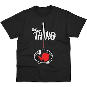 The Thing Graphic T-Shirt, Vintage Movie Shirt, Shirts for Halloween Gifts, Scary Graphic Tees, 80s Retro Movie Shirt, Horror Movie T-Shirts