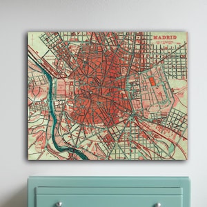 Tableau Carte - Madrid