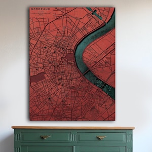 Tableau Carte - Bordeaux