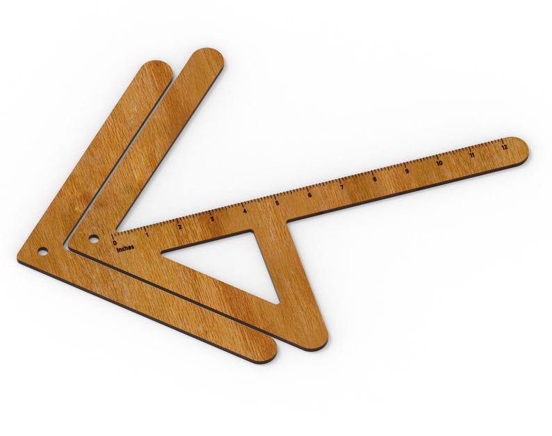 Center Ruler Dwg File Center Finder Tool Laser Cut File for Circles, Center Finder Tool ...