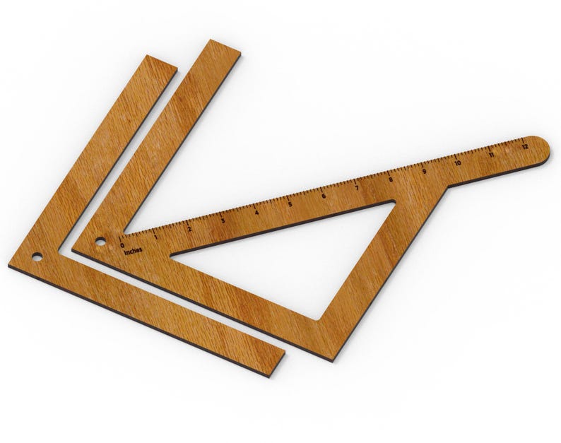 Center Ruler Dwg File Center Finder Tool Laser Cut File for Circles, Center Finder Tool ...
