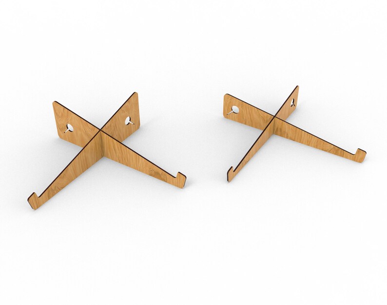 Wooden or Acrylic Cut Compatible Laptop and Monitor Riser Stand Laser ...