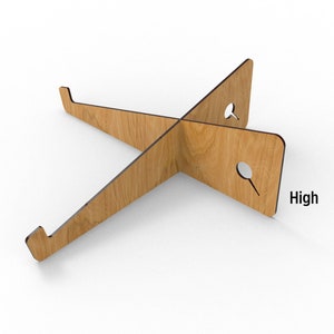 Wooden or Acrylic Cut Compatible Laptop and Monitor Riser Stand Laser ...