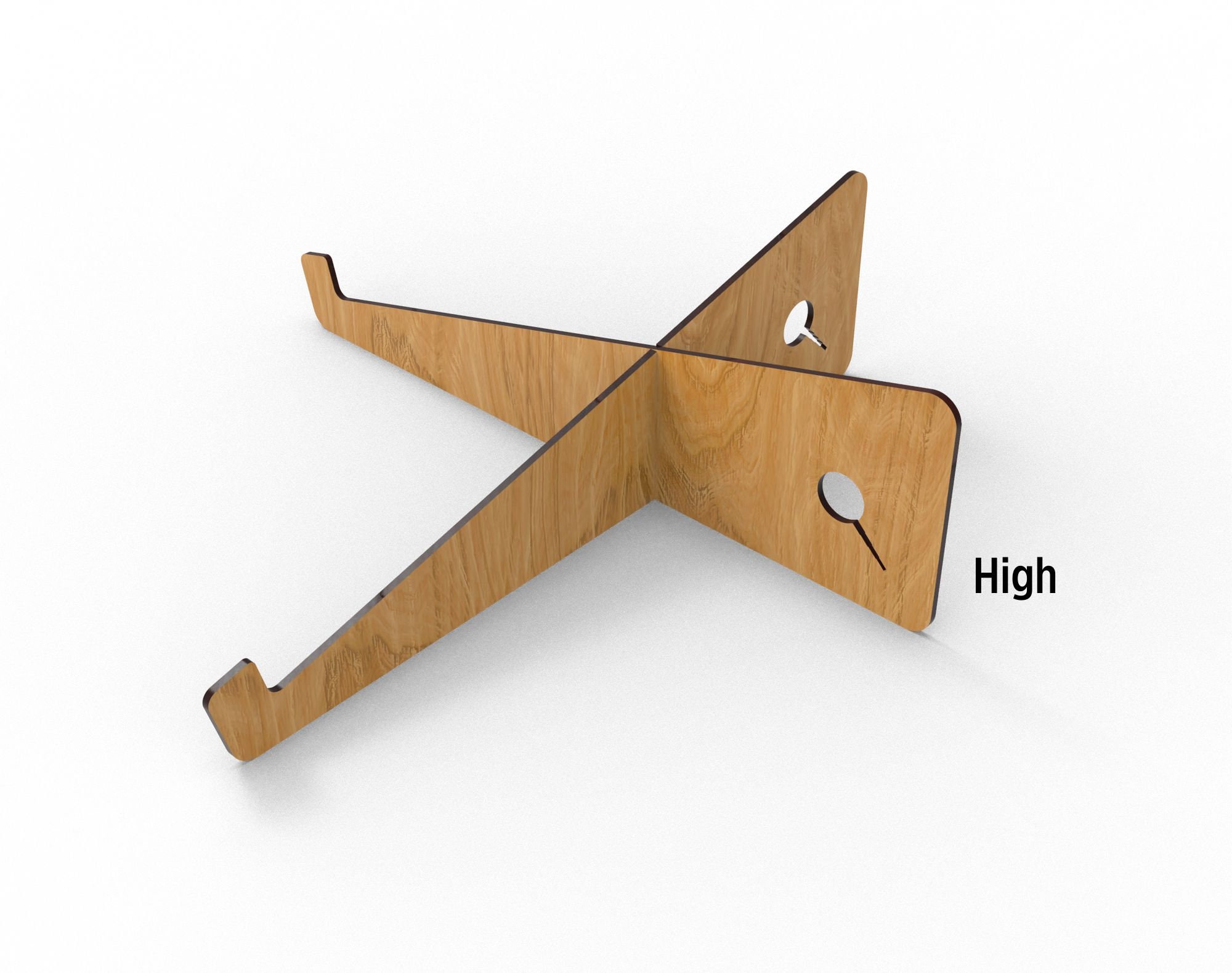 Wooden or Acrylic Cut Compatible Laptop and Monitor Riser Stand Laser ...