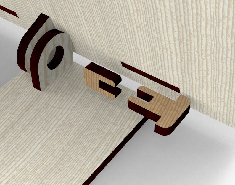 May include: A 3D rendering of the word "BE" in a stylized font. The letters are constructed from light wood with dark brown edges, set against a light wood-grain background and a white surface.