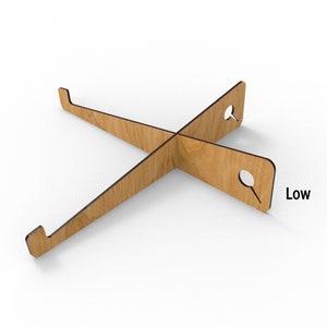 Wooden or Acrylic Cut Compatible Laptop and Monitor Riser Stand Laser ...
