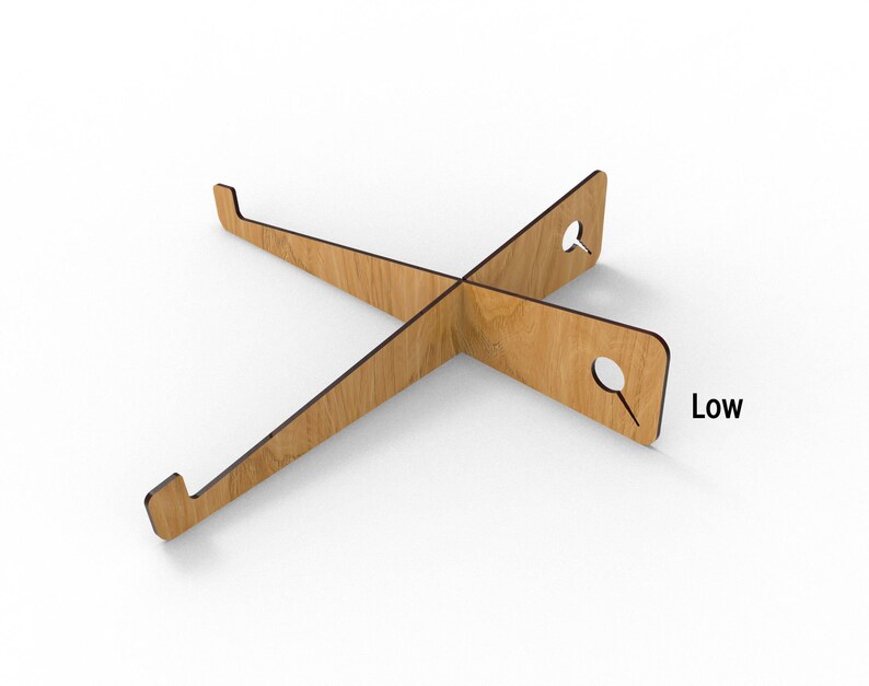 Wooden or Acrylic Cut Compatible Laptop and Monitor Riser Stand Laser ...