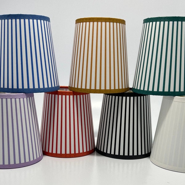 Faux Sticks Lampshades Stripes