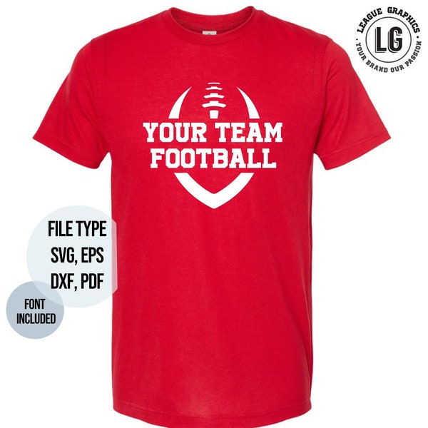 Football Team Design and Template Svg, Png Dxf Eps, Football Svg Files For Cricut, Svg for Shirts, Football Svg Png, Silhouette, Sublimation