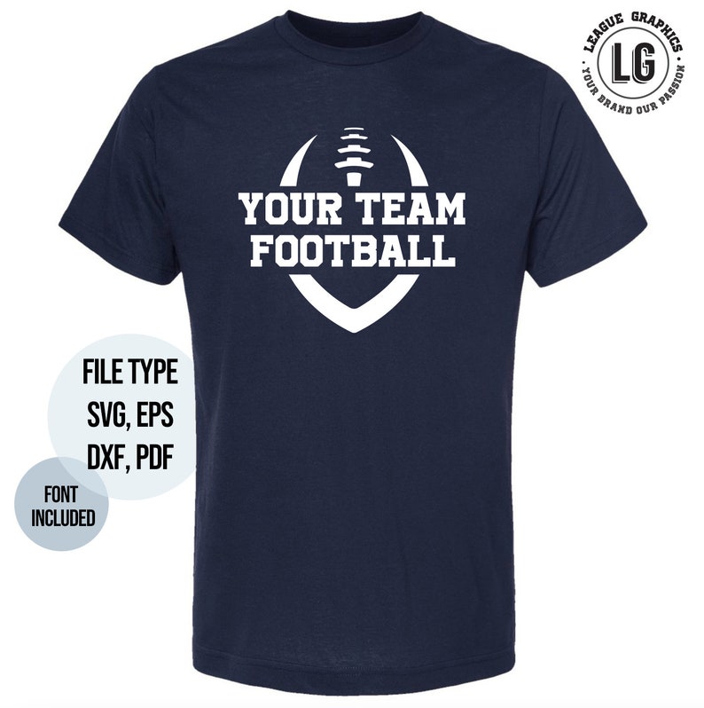 Football Team Design and Template Svg, Png Dxf Eps, Football Svg Files ...