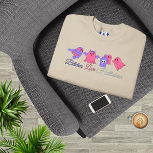 Halloween Ghosts Crewneck Sweatshirt: Cozy Fall Fashion
