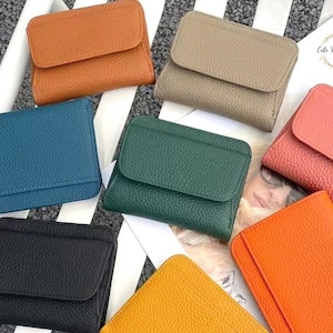 Monogramm-Geldbörse | Kartenhalter | Personalisierter Kartenhalter | Damenbrieftasche | Minimalistisches Portemonnaie | Personalisierte Geldbörse | Personalisiertes Geschenk