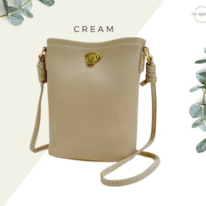 Genuine Leather Crossbody Bag | Cell Phone Case Wallet | Customized Shoulder Bag | Mobile Phone Wallet and Bag 2 in 1 | Crossbody Wallet