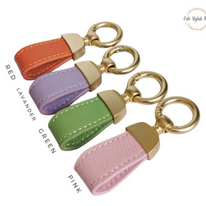 Personalisierter Schlüsselanhänger | Schlüsselanhänger aus Leder | Monogramm-Leder-Schlüsselanhänger | Besonderer Schlüsselanhänger | Hauseinweihung | Umzugsunternehmen vorhanden | bewegendes Geschenk