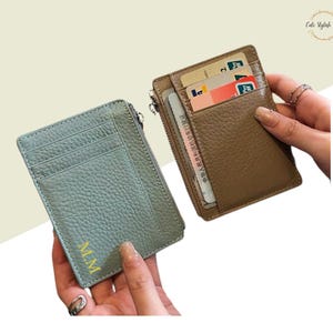 Personalized Leather Wallet | Women's Leather Wallet | Engraved Leather Wallet | Men's Leather Wallet