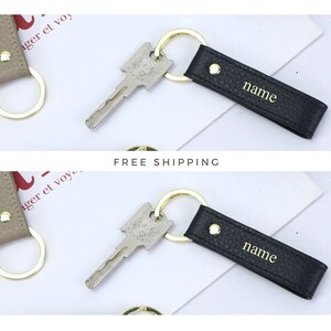 Personalized Keychain | Leather Keyring | Monogram Leather Keychain | Special Keychain | House warming | Moving house present | Moving gift