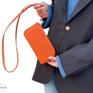 Leather Crossbody Wallet | Crossbody Wallet | Large Capacity Shoulder Bag | Mobile Phone Wallet and Bag 2 in 1 | Cell Phone Wallet
