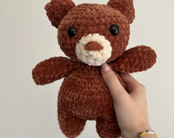 Barnaby l'ours - Ours en peluche au crochet