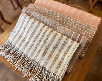 Table Runner - Striped Table Runner - Multiple Sizes - Handwoven Table Runners - Cotton Table Runner - Woven Table Runner