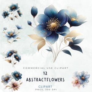 Abstracte bloemenmuurkunst in zachte blauwe en roze tinten, minimalistische botanische prints, vrouwelijke bloemenesthetiek voor modern interieur
