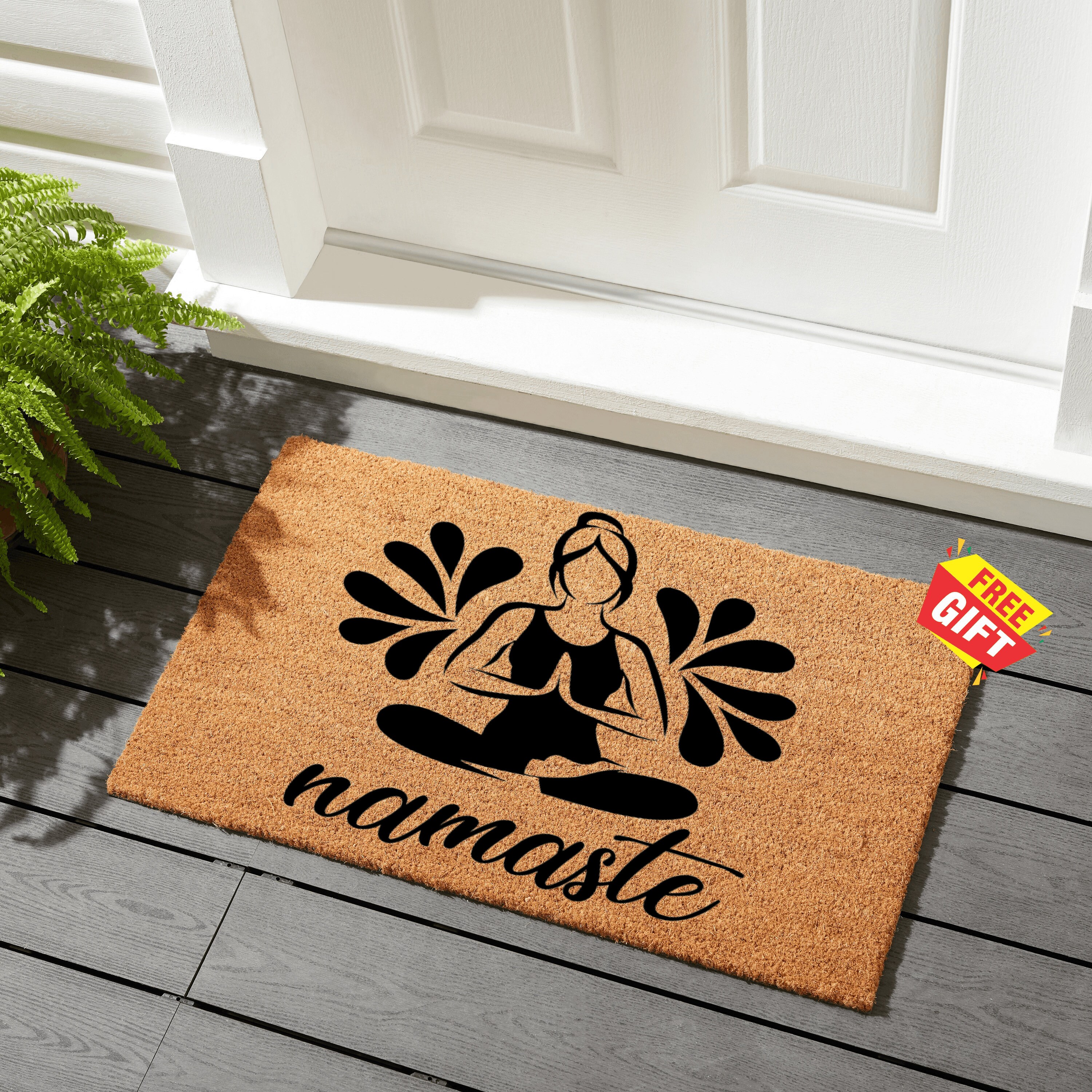 ZenBath Door Mat Welcome Mat Door Mats Outdoor 23.6x15.7in Doormat Front Door  Mats Outdoor Outdoor Mat Fall Door Mat Entryway Rug Front Door Mat Welcome  Mats Outdoor Welcome Outdoor Doormat 