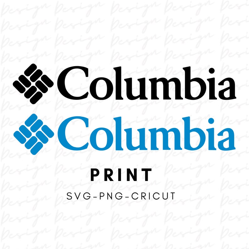 SVG PNG Print Columbia Decal High Quality Digital File Download Only ...