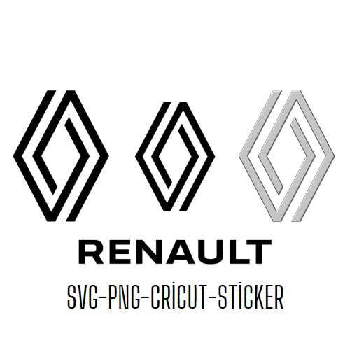 Sticker autocollant Renault Logo Ancien 2