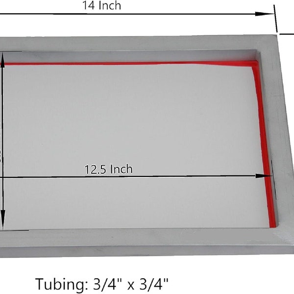 10" x 14" Preburned Screen