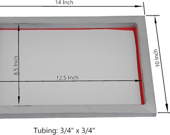 10&quot; x 14&quot; Preburned Screen