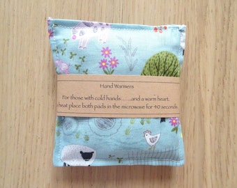 Farmyard Hand Warmers Pocket Warmers Microwaveable Birthday Christmas Gift
