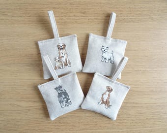 Lavender Bags Handmade Cotton Fabric Calming Sleep Aid - Dogs