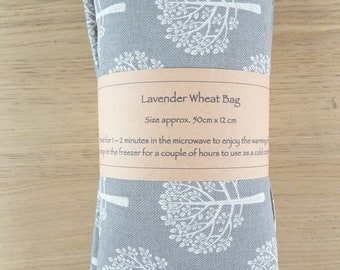 Mulberry Trees Lavender Wheat Bag Heat Pack Microwave / Freezer Cold Compress Handmade Wellness Gift Heat Therapy