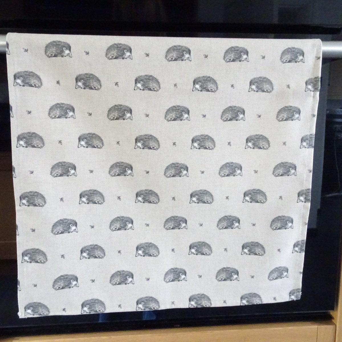 Hedgehog Tea Towel Handmade