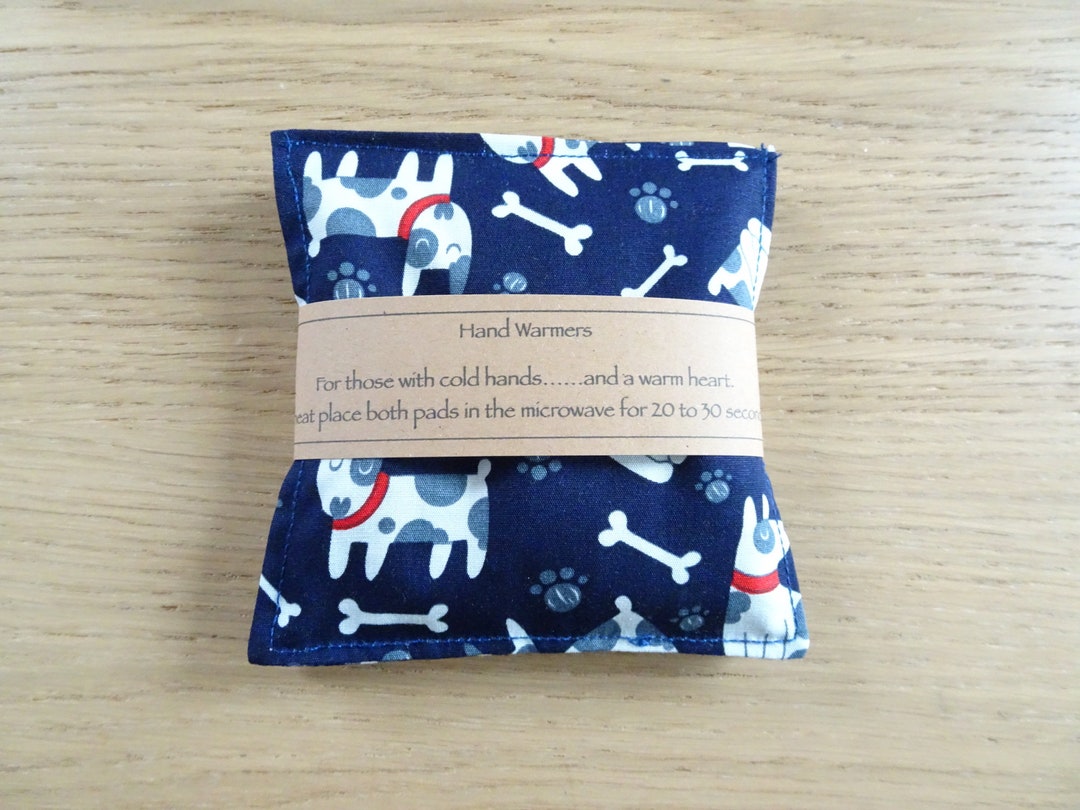 Dogs Navy Hand Warmers Pocket Warmers Microwaveable Birthday Christmas