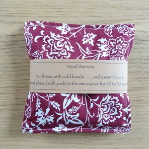 William Morris Hand Warmers Pocket Warmers Microwaveable Birthday Christmas Gift