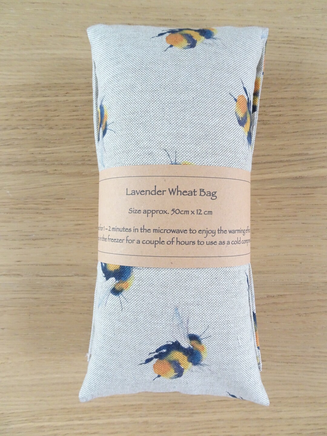 Bee Lavender Wheat Bag Heat Pack Microwave / Freezer Cold Etsy