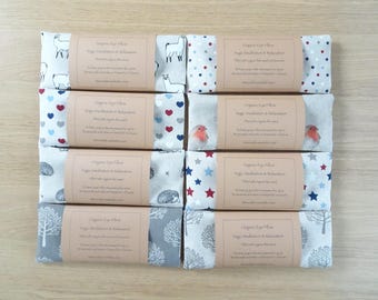 Organic Eye Pillow Yoga Meditation Relaxation Handmade Wellness Gift Linen Designs