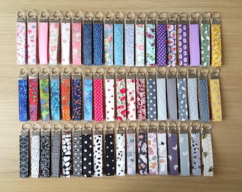 Fabric Key Fob Keyring Handmade Key Holder